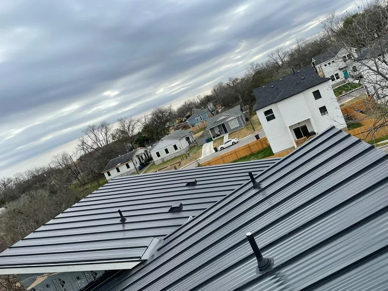 Standing seam metal roof panels with vents for Skylight Repair in Agawam Town